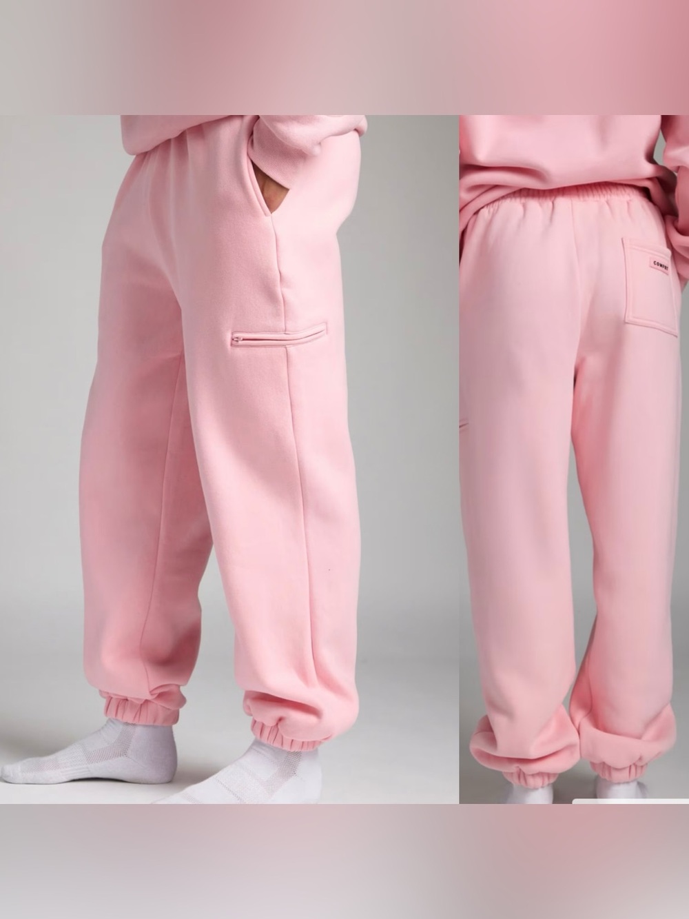 Comfrt Travel Mode Sweatpants- Petal Pink